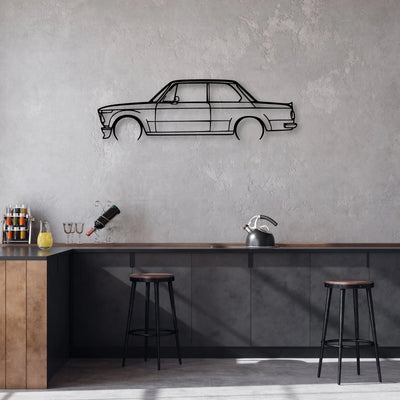 2002 1974 Classic Silhouette Metal Wall Art - Automotive Garage Decor