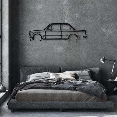 2002 1974 Classic Silhouette Metal Wall Art - Automotive Garage Decor