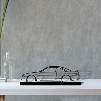 200sx-s14 Silhouette Metal Art Stand - Aero Silhouette