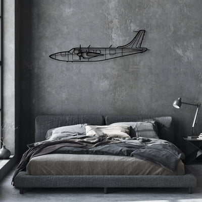 201 Standard Libelle 4 Classic Aircraft Silhouette Metal Wall Art - Aviation Hangar Decor
