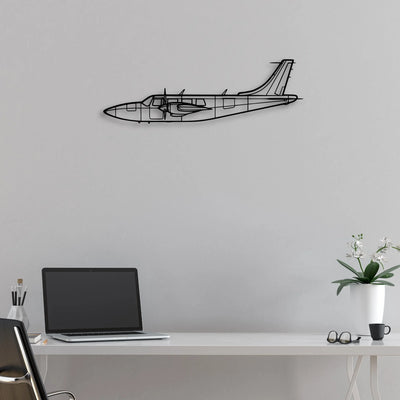 201 Standard Libelle 4 Classic Aircraft Silhouette Metal Wall Art - Aviation Hangar Decor