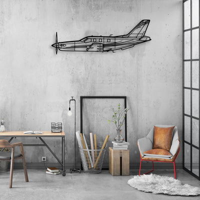 201 Standard Libelle Classic Aircraft Silhouette Metal Wall Art - Aviation Hangar Decor