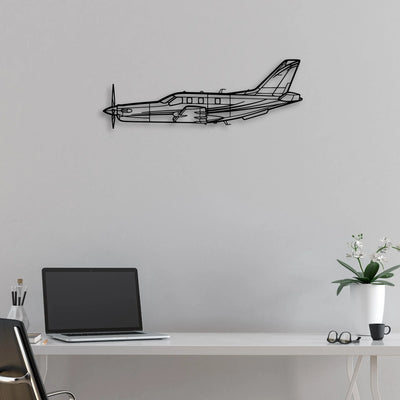 201 Standard Libelle Classic Aircraft Silhouette Metal Wall Art - Aviation Hangar Decor