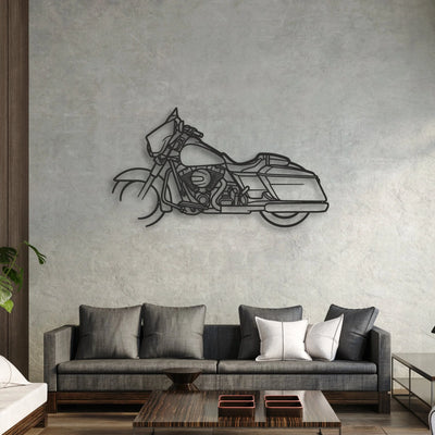2015 Harley-Davidson Street Glide Special Classic Motorcycle Silhouette Metal Wall Art - Moto Garage Decor