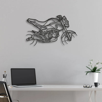 2015 Honda Grom Classic Motorcycle Silhouette Metal Wall Art - Moto Garage Decor