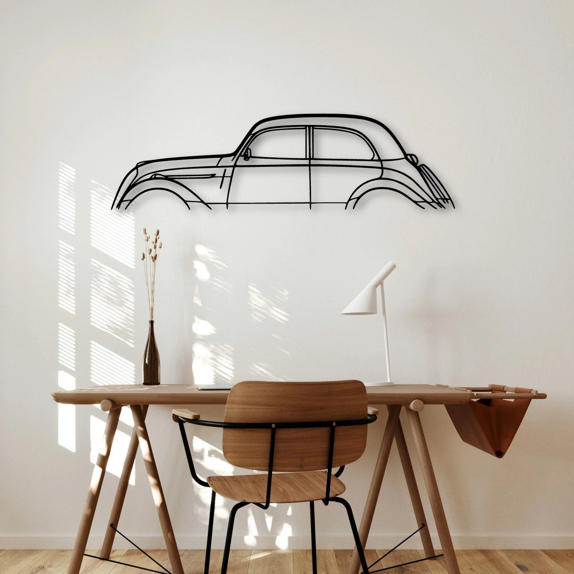 202 1949 Classic Silhouette Metal Wall Art - Automotive Garage Decor