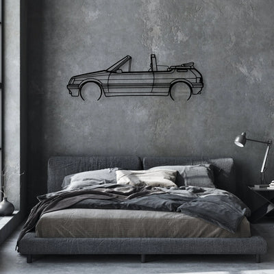 205 CTI 1988 Classic Silhouette Metal Wall Art - Automotive Garage Decor