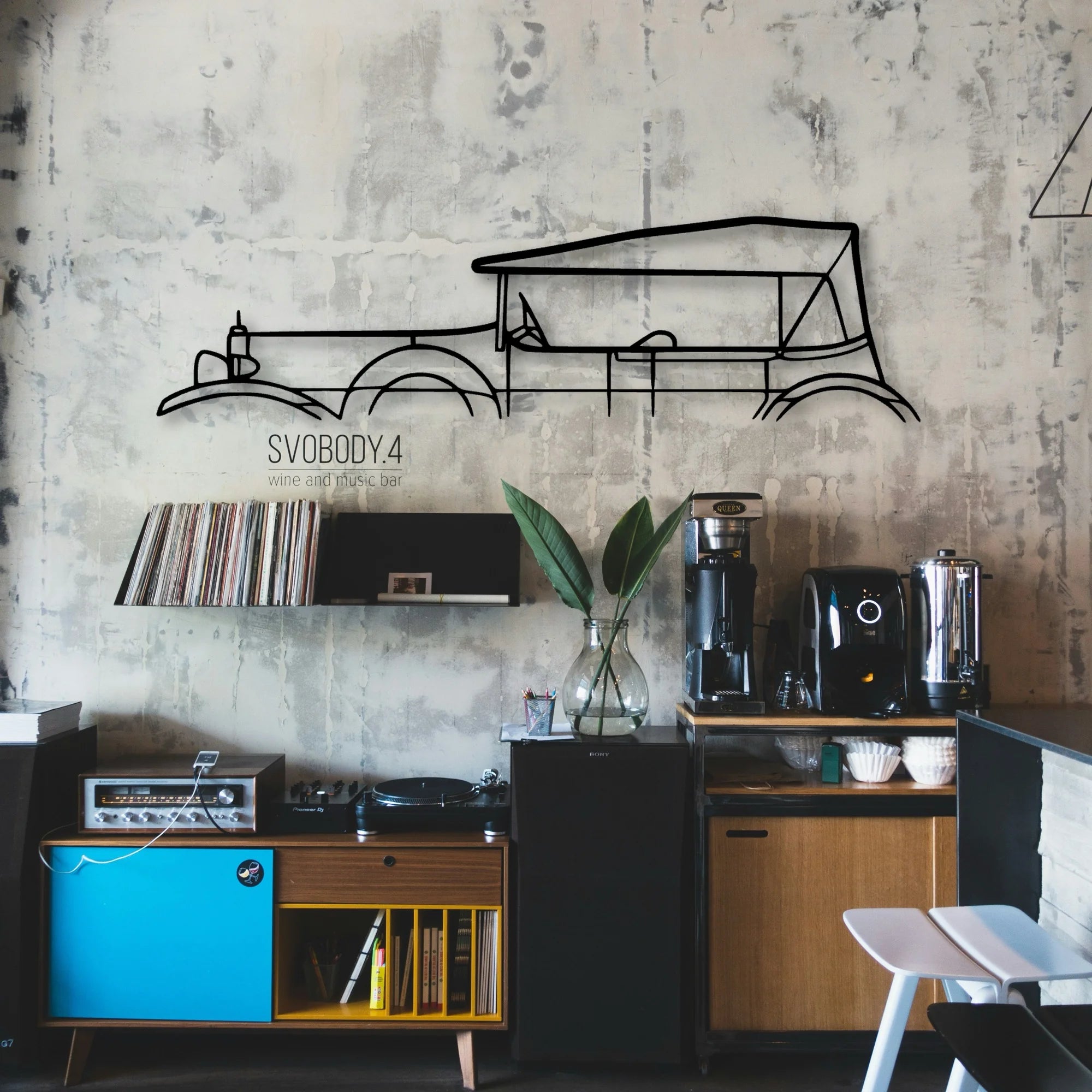 20 40 Tourer 1924 Classic Silhouette Metal Wall Art - Automotive Garage Decor