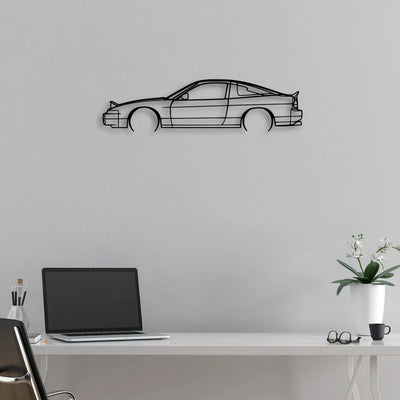 240SX S13 1991 Classic Silhouette Metal Wall Art - Automotive Garage Decor