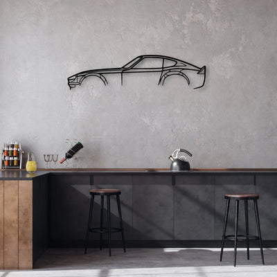 240z 280z JDM Classic Silhouette Metal Wall Art - Automotive Garage Decor