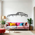2500M 1974 Classic Silhouette Metal Wall Art - Automotive Garage Decor