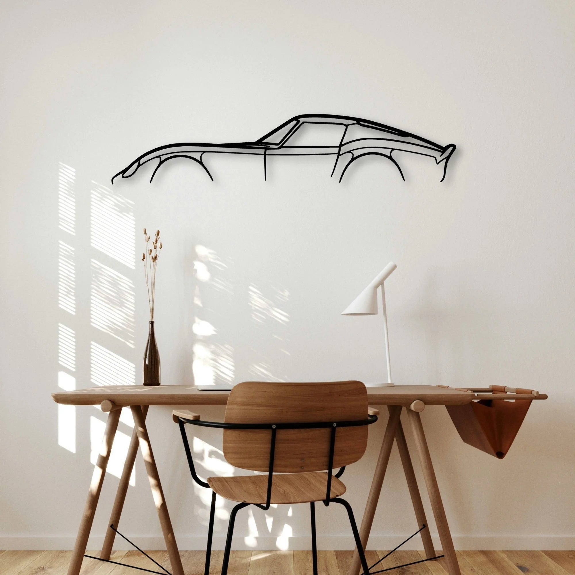 250 GTO Classic Silhouette Metal Wall Art - Automotive Garage Decor