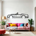 250 GT California Classic Silhouette Metal Wall Art - Automotive Garage Decor