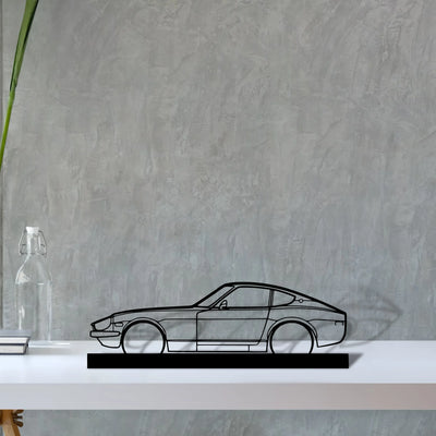 280z-coupe Silhouette Metal Art Stand - Aero Silhouette
