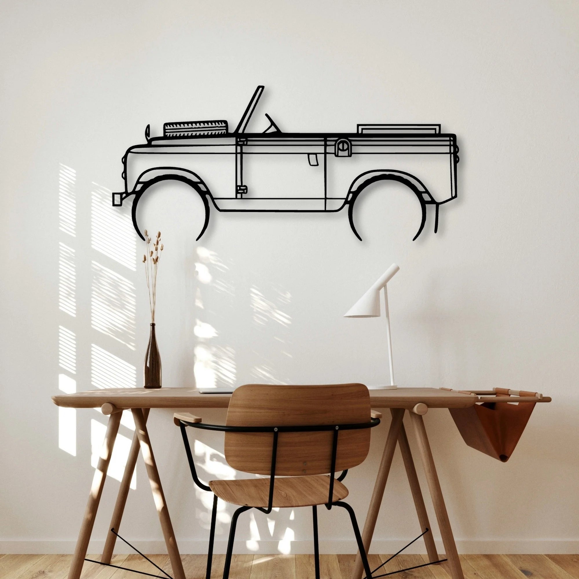 2A 1962 Classic Silhouette Metal Wall Art - Automotive Garage Decor