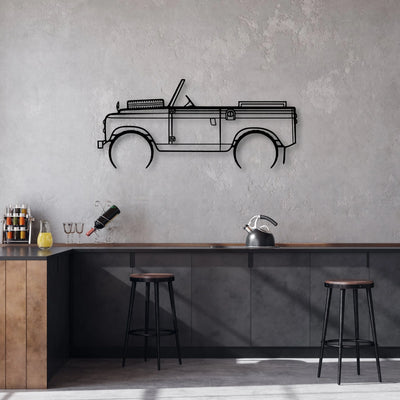 2A 1962 Classic Silhouette Metal Wall Art - Automotive Garage Decor