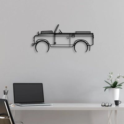 2A 1962 Classic Silhouette Metal Wall Art - Automotive Garage Decor