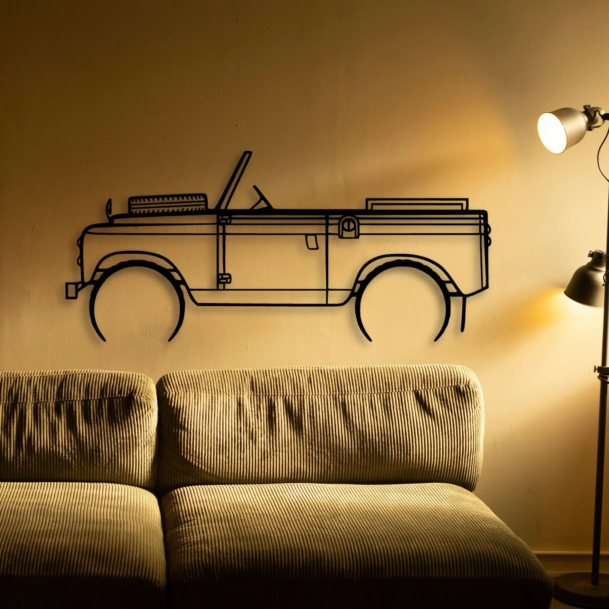2A 1962 Classic Silhouette Metal Wall Art - Automotive Garage Decor