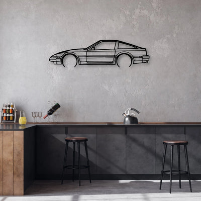 300ZX 1984 Classic Silhouette Metal Wall Art - Automotive Garage Decor