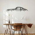 300 SL Classic Silhouette Metal Wall Art - Automotive Garage Decor