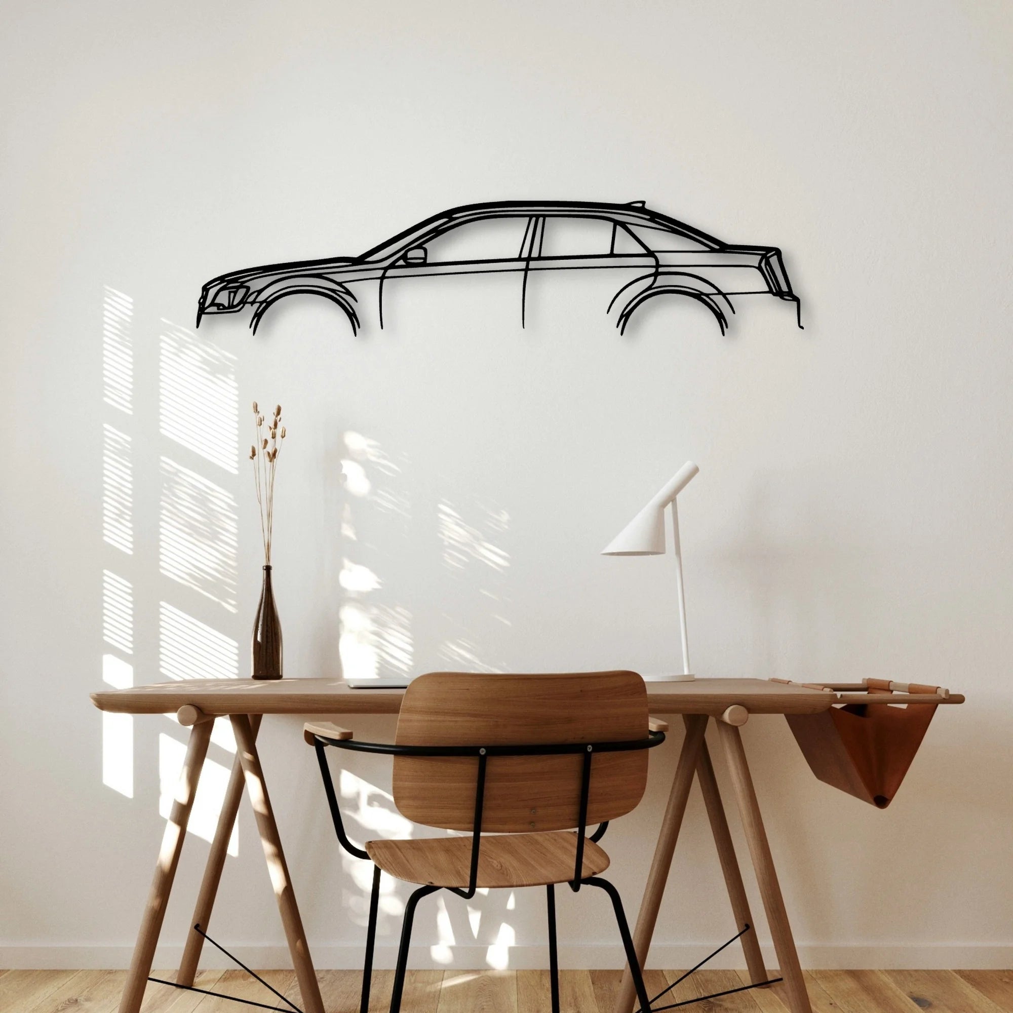300 S 2016 Classic Silhouette Metal Wall Art - Automotive Garage Decor