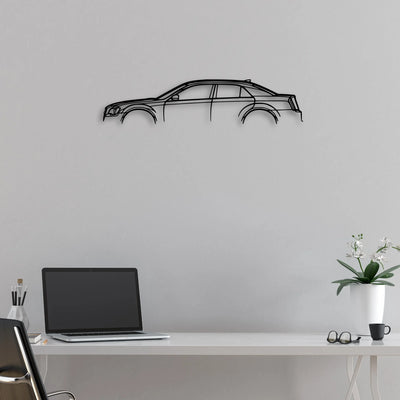 300 S 2016 Classic Silhouette Metal Wall Art - Automotive Garage Decor
