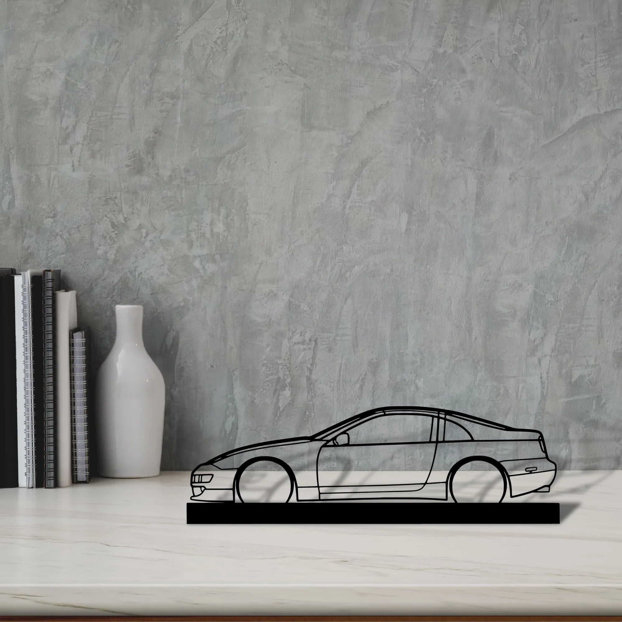 300zx Silhouette Metal Art Stand - Aero Silhouette