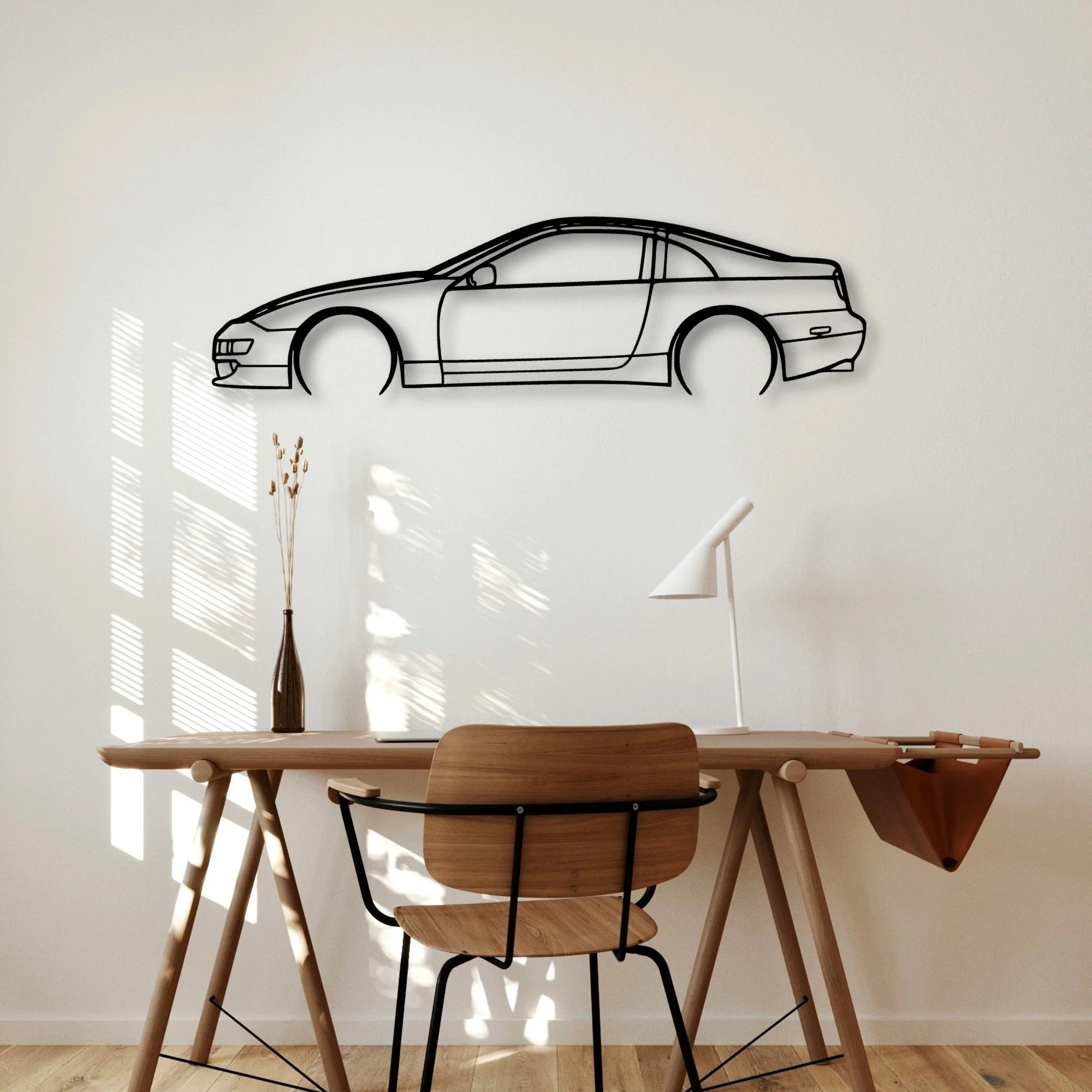 300zx 2 Classic Silhouette Metal Wall Art - Automotive Garage Decor