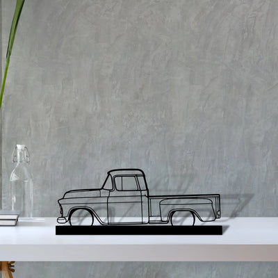 3100-1957 Silhouette Metal Art Stand - Aero Silhouette