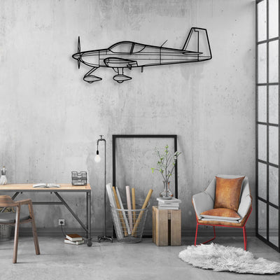 310R 2 Classic Aircraft Silhouette Metal Wall Art - Aviation Hangar Decor