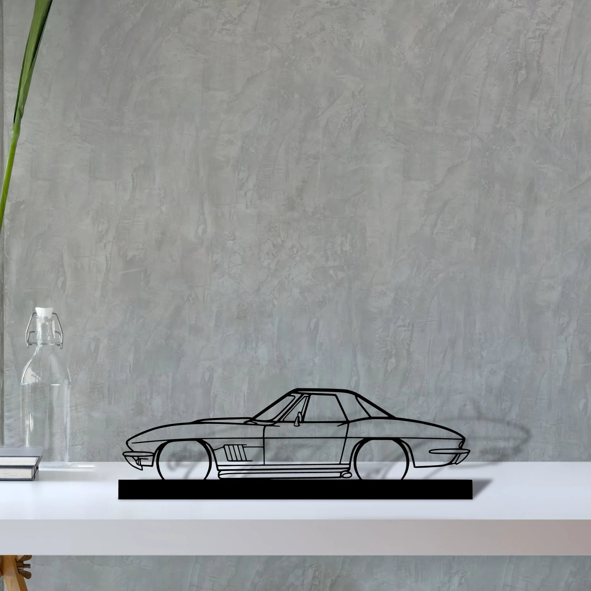 327-1967 Silhouette Metal Art Stand - Aero Silhouette