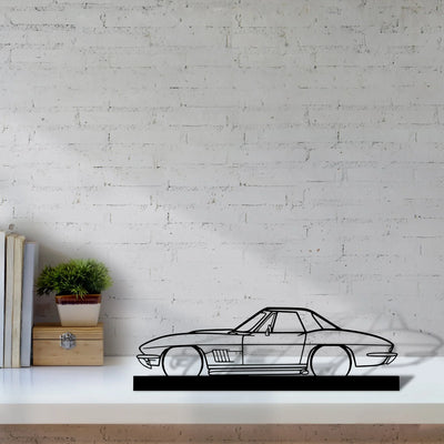 327-1967 Silhouette Metal Art Stand - Aero Silhouette