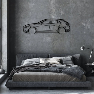 3 Classic Silhouette Metal Wall Art - Automotive Garage Decor