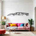 330 P4 Classic Silhouette Metal Wall Art - Automotive Garage Decor