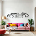 335S 1957 Classic Silhouette Metal Wall Art - Automotive Garage Decor