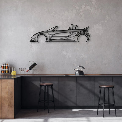 340R 2002 Classic Silhouette Metal Wall Art - Automotive Garage Decor