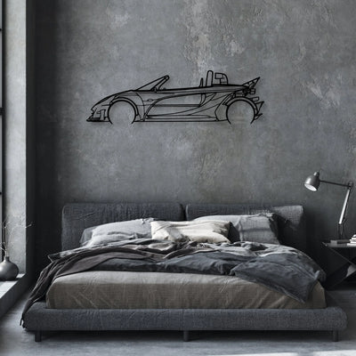 340R 2002 Classic Silhouette Metal Wall Art - Automotive Garage Decor