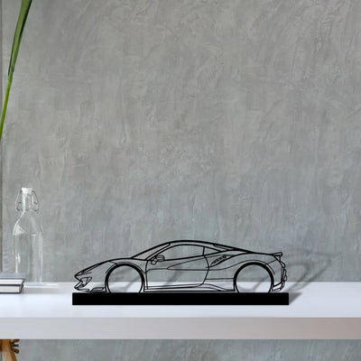 488-pista Silhouette Metal Art Stand - Aero Silhouette