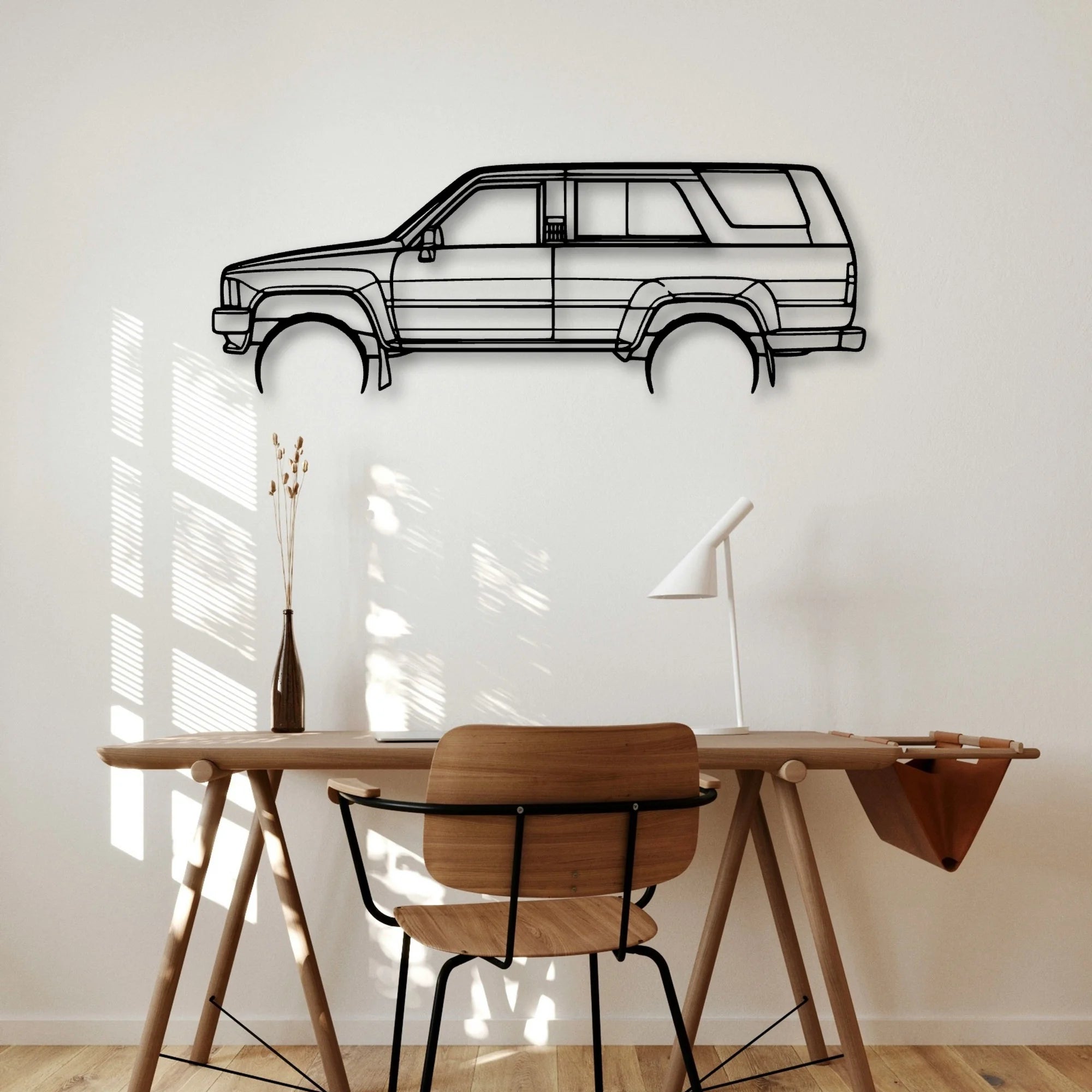 4runner 1989 Classic Silhouette Metal Wall Art - Automotive Garage Decor
