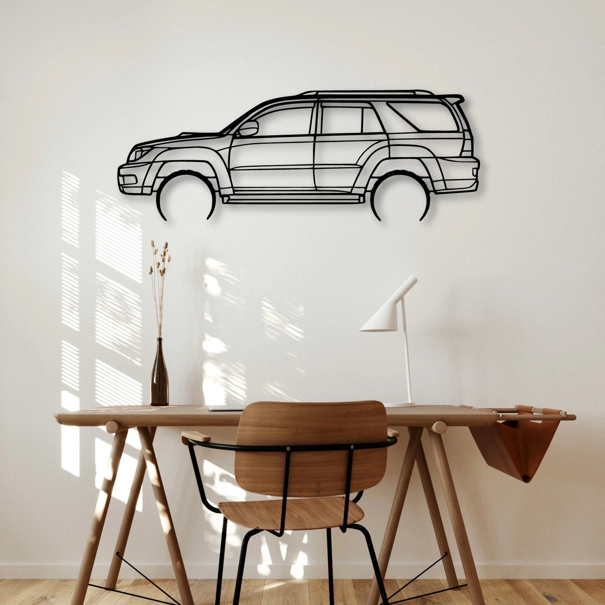 4runner 2003 Classic Silhouette Metal Wall Art - Automotive Garage Decor