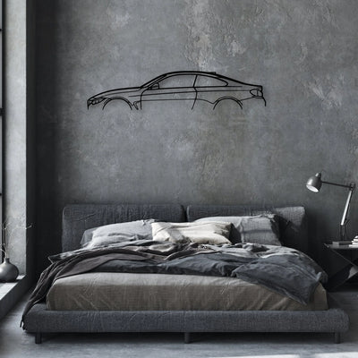 4 series f32 Classic Silhouette Metal Wall Art - Automotive Garage Decor
