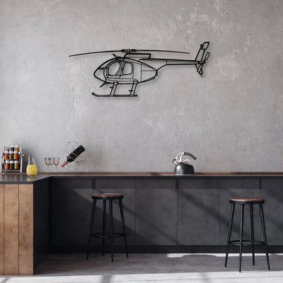 530F Classic Aircraft Silhouette Metal Wall Art - Aviation Hangar Decor