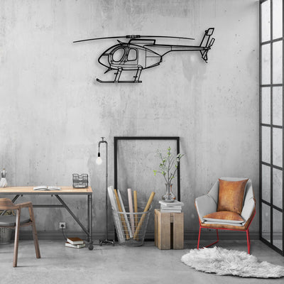 530F Classic Aircraft Silhouette Metal Wall Art - Aviation Hangar Decor