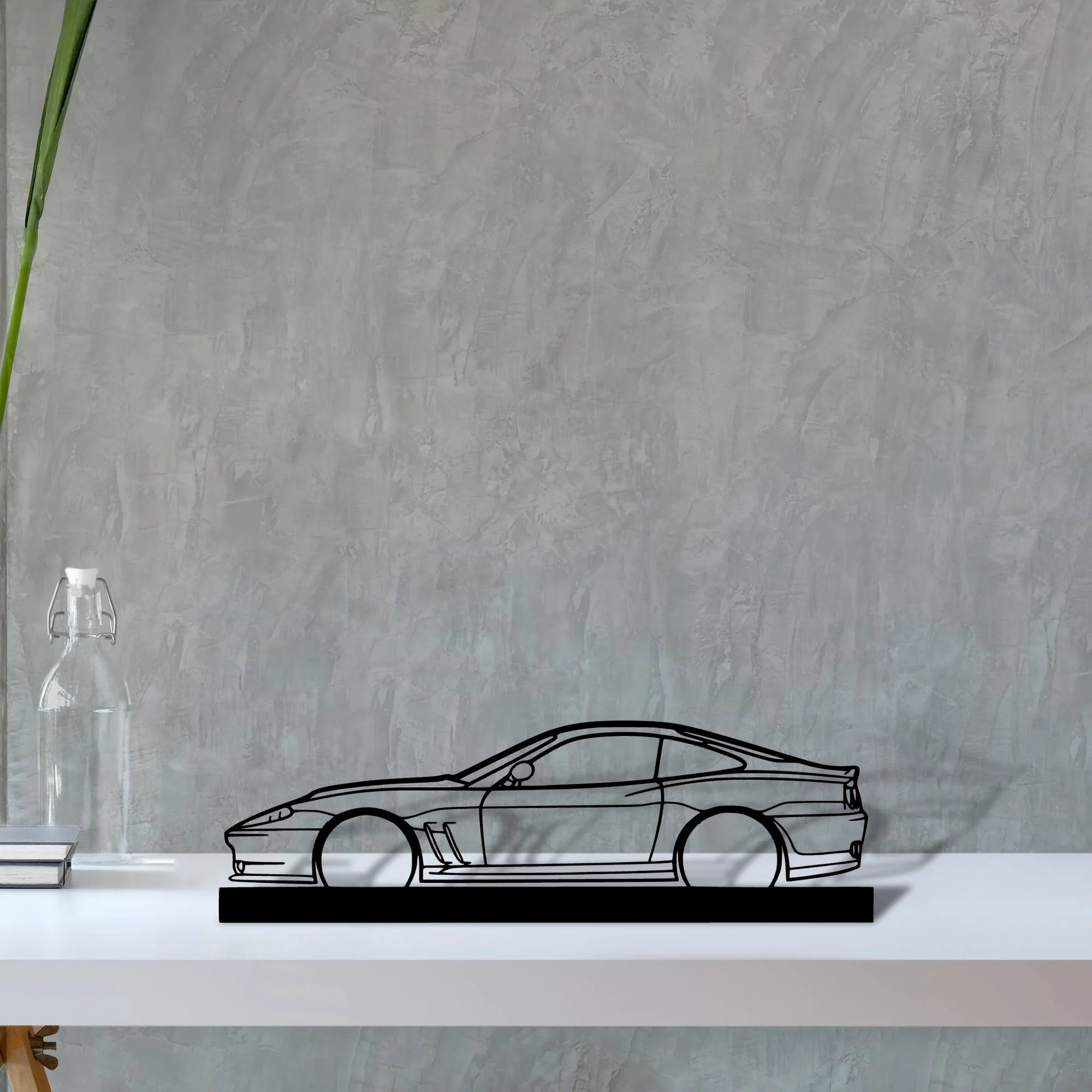 550-maranello Silhouette Metal Art Stand - Aero Silhouette