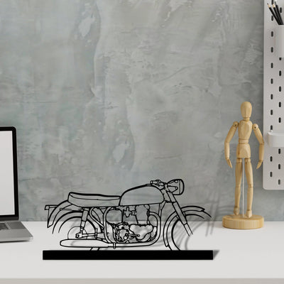 600-1962 Silhouette Metal Art Stand - Aero Silhouette