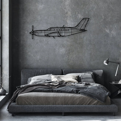 600M SLS Classic Aircraft Silhouette Metal Wall Art - Aviation Hangar Decor