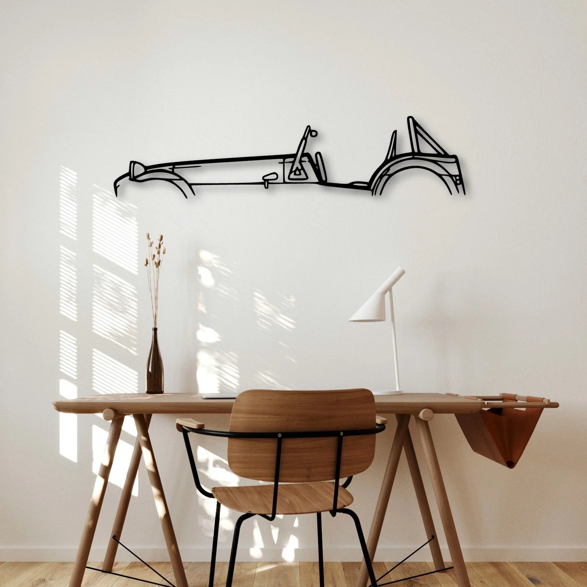 620R 2013 Classic Silhouette Metal Wall Art - Automotive Garage Decor