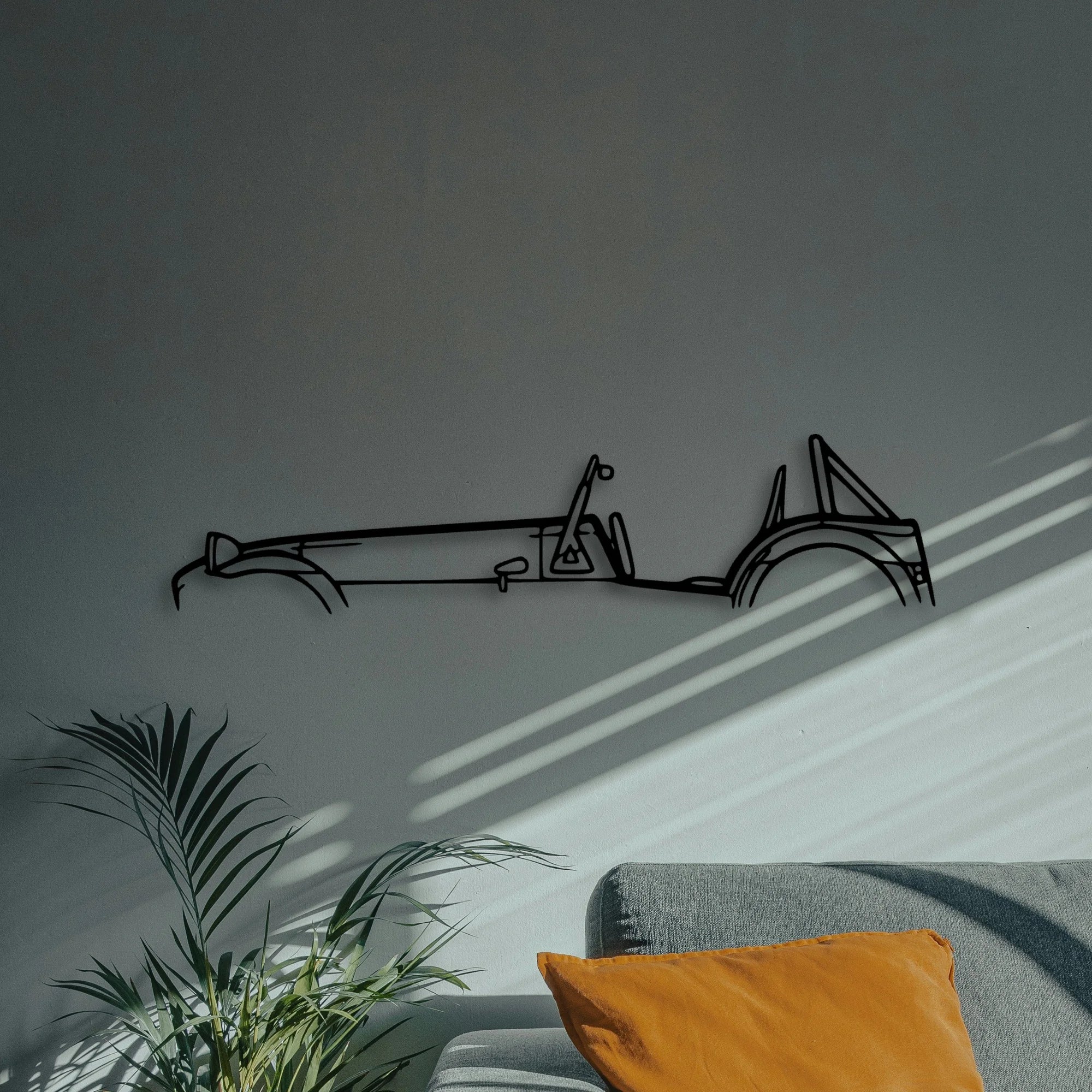 620R 2013 Classic Silhouette Metal Wall Art - Automotive Garage Decor