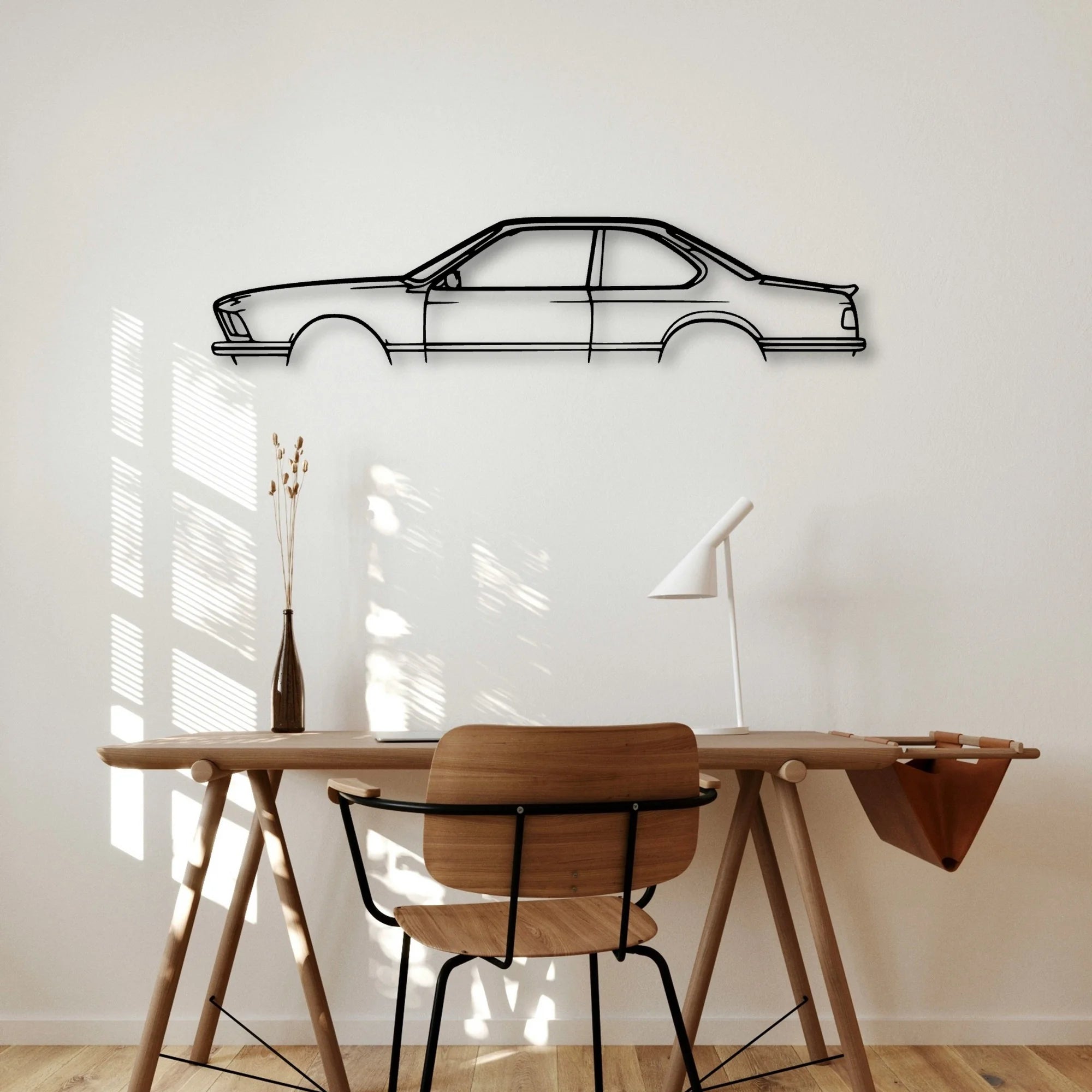 635 Csi Classic Silhouette Metal Wall Art - Automotive Garage Decor