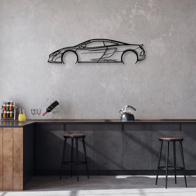 675 LT 2016 Classic Silhouette Metal Wall Art - Automotive Garage Decor